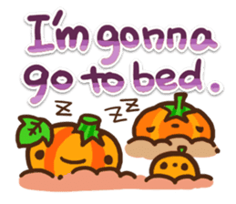 Miki's Halloween & Party English version sticker #571551