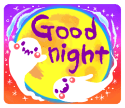 Miki's Halloween & Party English version sticker #571552