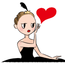 Ballet SWAN LAKE Odette&Odile sticker #571555