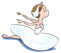 Ballet SWAN LAKE Odette&Odile sticker #571556