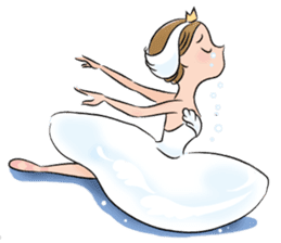 Ballet SWAN LAKE Odette&Odile sticker #571556