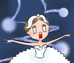 Ballet SWAN LAKE Odette&Odile sticker #571568