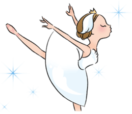 Ballet SWAN LAKE Odette&Odile sticker #571578