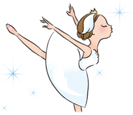 Ballet SWAN LAKE Odette&Odile sticker #571578