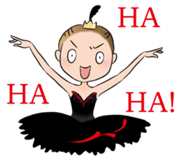 Ballet SWAN LAKE Odette&Odile sticker #571579
