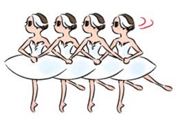 Ballet SWAN LAKE Odette&Odile sticker #571583
