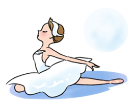 Ballet SWAN LAKE Odette&Odile sticker #571588