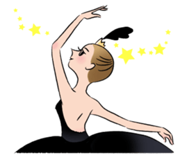 Ballet SWAN LAKE Odette&Odile sticker #571589