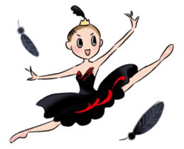 Ballet SWAN LAKE Odette&Odile sticker #571590