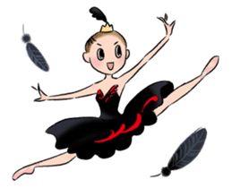 Ballet SWAN LAKE Odette&Odile sticker #571590