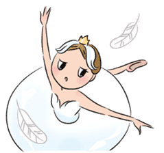 Ballet SWAN LAKE Odette&Odile sticker #571591
