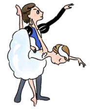 Ballet SWAN LAKE Odette&Odile sticker #571593