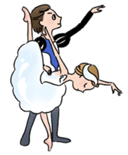 Ballet SWAN LAKE Odette&Odile sticker #571593