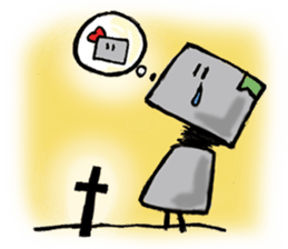 SAD ROBOT NOZOMI(KOKOROBO) sticker #571994