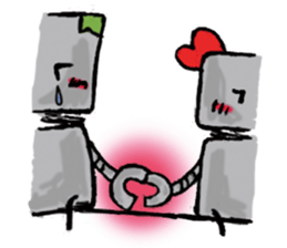 SAD ROBOT NOZOMI(KOKOROBO) sticker #572000