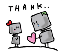 SAD ROBOT NOZOMI(KOKOROBO) sticker #572001