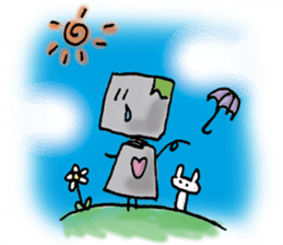 SAD ROBOT NOZOMI(KOKOROBO) sticker #572002