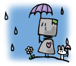SAD ROBOT NOZOMI(KOKOROBO) sticker #572003