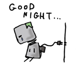 SAD ROBOT NOZOMI(KOKOROBO) sticker #572008