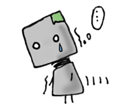 SAD ROBOT NOZOMI(KOKOROBO) sticker #572015