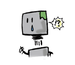 SAD ROBOT NOZOMI(KOKOROBO) sticker #572030