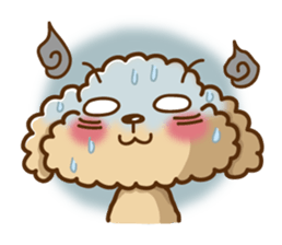 Putaro the Poodle E sticker #572075