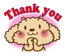 Putaro the Poodle E sticker #572076