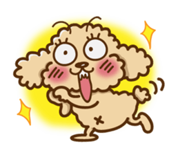 Putaro the Poodle E sticker #572077