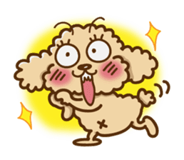 Putaro the Poodle E sticker #572077