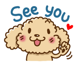 Putaro the Poodle E sticker #572078