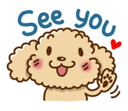 Putaro the Poodle E sticker #572078