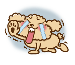 Putaro the Poodle E sticker #572079