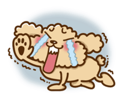 Putaro the Poodle E sticker #572079
