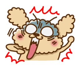 Putaro the Poodle E sticker #572083