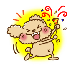 Putaro the Poodle E sticker #572084