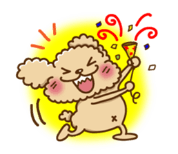 Putaro the Poodle E sticker #572084