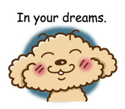 Putaro the Poodle E sticker #572085