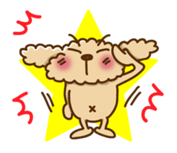 Putaro the Poodle E sticker #572088