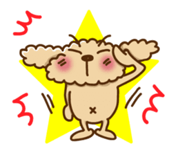 Putaro the Poodle E sticker #572088