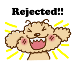 Putaro the Poodle E sticker #572089