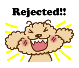 Putaro the Poodle E sticker #572089