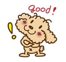 Putaro the Poodle E sticker #572093