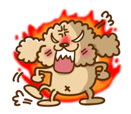 Putaro the Poodle E sticker #572094