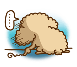 Putaro the Poodle E sticker #572097