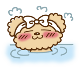 Putaro the Poodle E sticker #572099