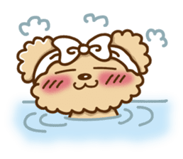 Putaro the Poodle E sticker #572099
