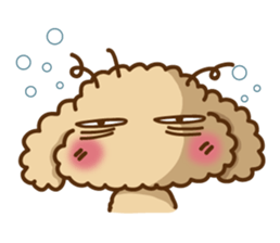 Putaro the Poodle E sticker #572100