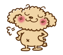 Putaro the Poodle E sticker #572101