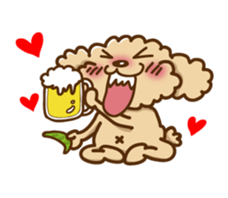 Putaro the Poodle E sticker #572102