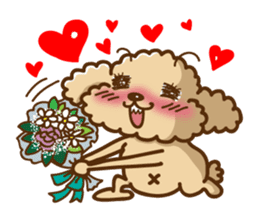 Putaro the Poodle E sticker #572103